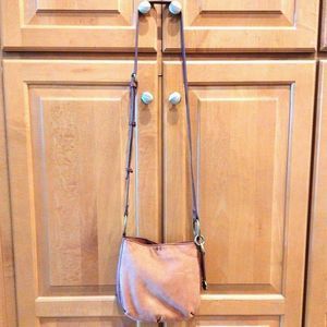 Lucky Brand Leather Suede Crossbody Bag EUC